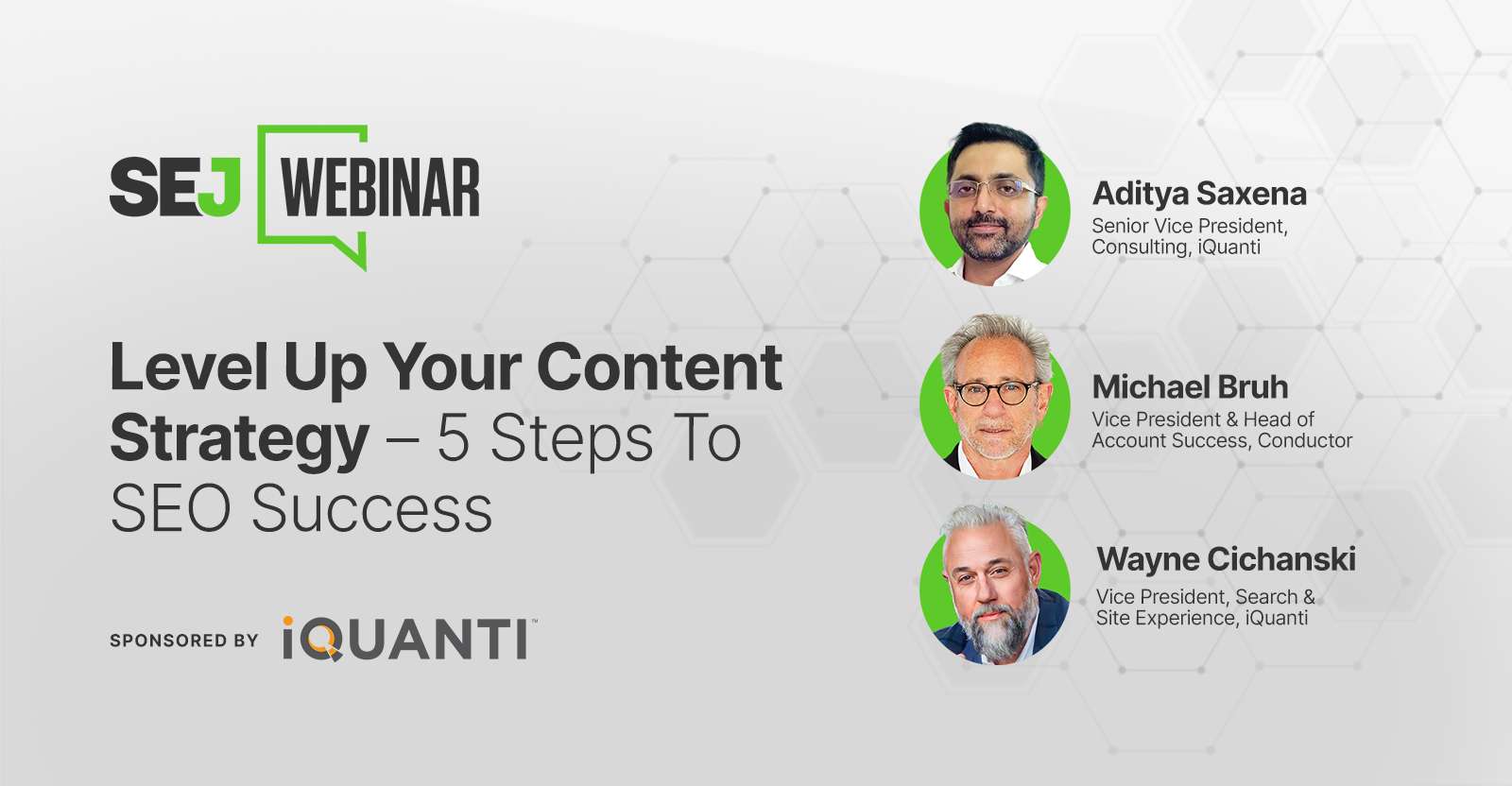 Upgrade Your Content Strategy - 5 Steps to SEO Success [Webinar]